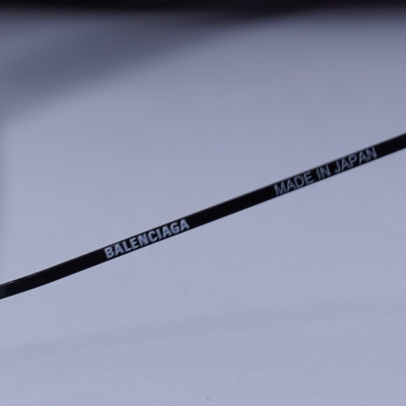 Balenciaga BB0350S 001 Cat Eye Sunglasses - Black/Grey - Picture 9 of 11